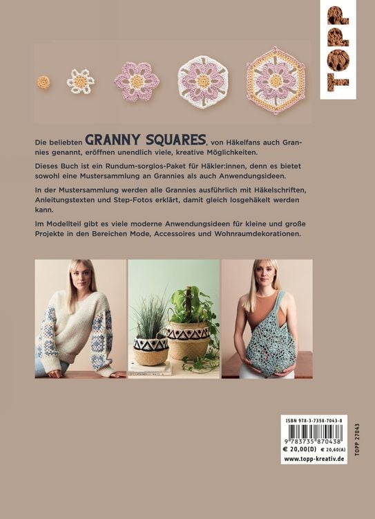 Produktbild: Großartige Granny Squares häkeln
