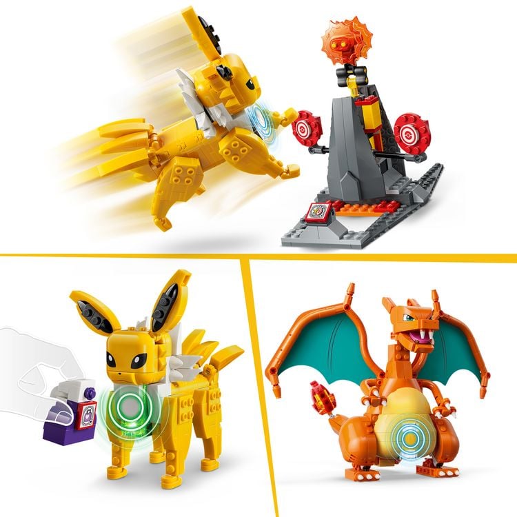 Produktbild: LEGO Pok&eacute;mon SMART Play: Ultimativer Showdown zwischen Glurak und Blitza All-in-1 Set 72167