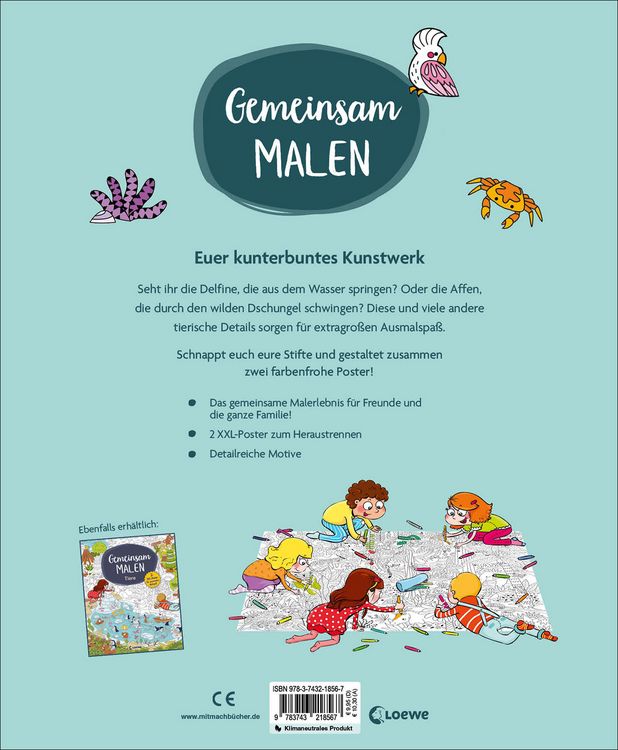 Produktbild: Gemeinsam malen - Dschungel und Ozean