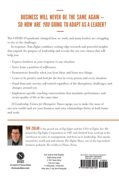 Produktbild: Ziglar, T: 10 Leadership Virtues for Disruptive Times