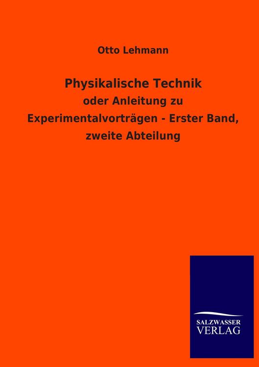 Produktbild: Physikalische Technik