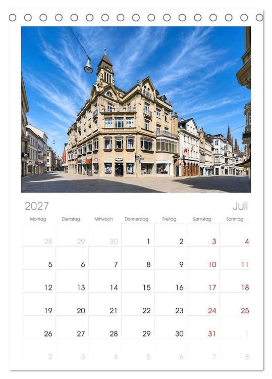 Produktbild: Tischplaner 2027 - Wiesbaden Blickwinkel anders (A5 Tischkalender zum Aufstellen) CALVENDO