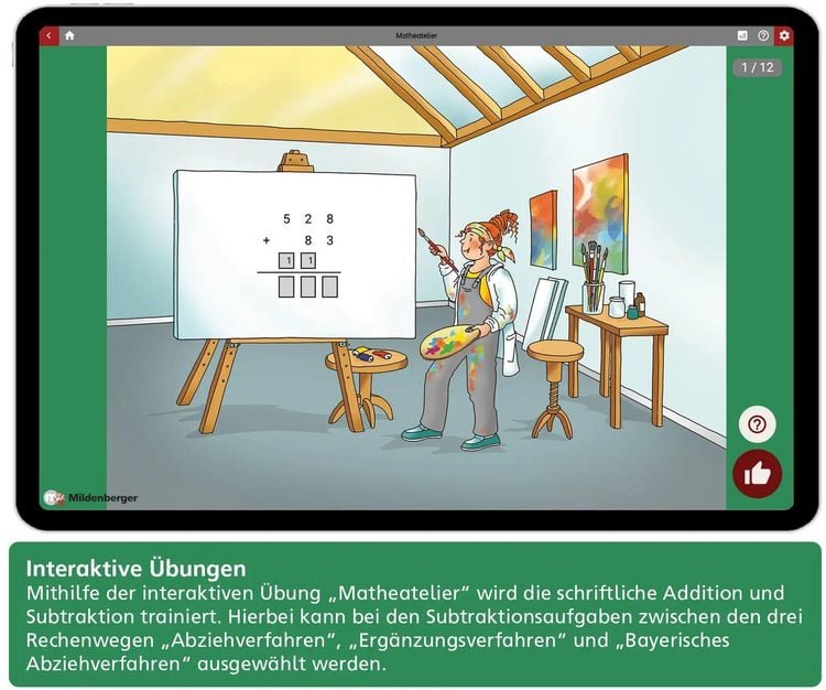 Produktbild: Das &Uuml;bungsheft Mathematik 4 - DIN A4