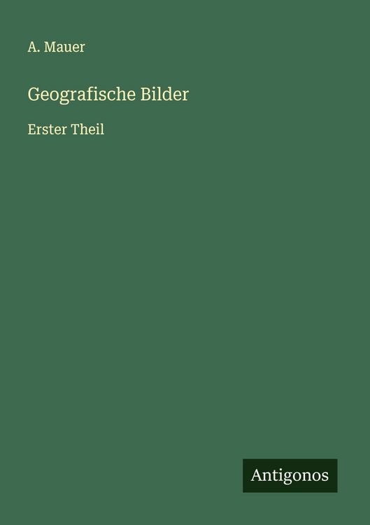 Produktbild: Geografische Bilder