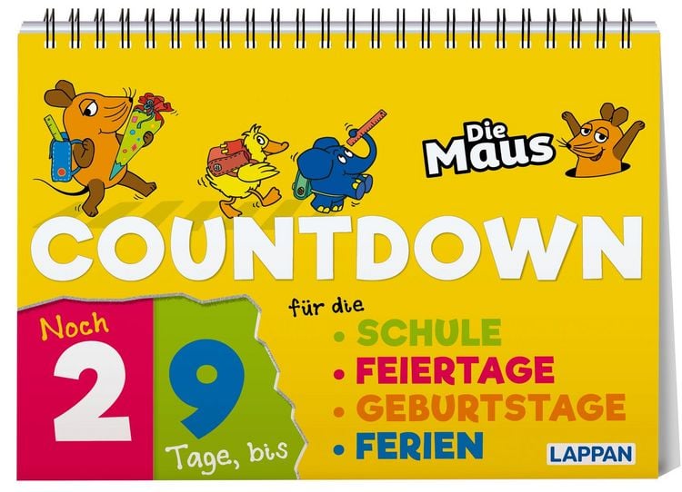Produktbild: Countdown f&uuml;r die Schule mit der Maus