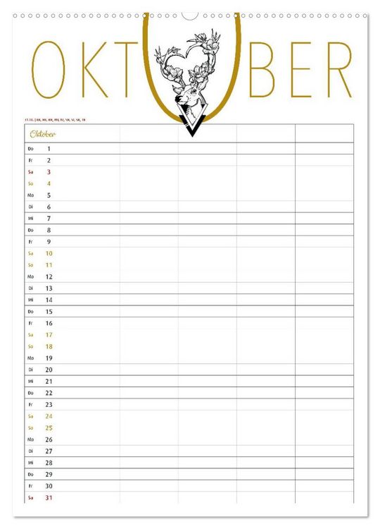 Produktbild: Fantastica Familienkalender miomanda (hochwertiger Premium Wandkalender 2026 DIN A2 hoch), Kunstdruck in Hochglanz