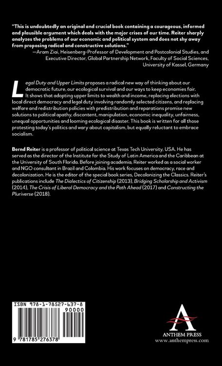 Produktbild: Legal Duty and Upper Limits