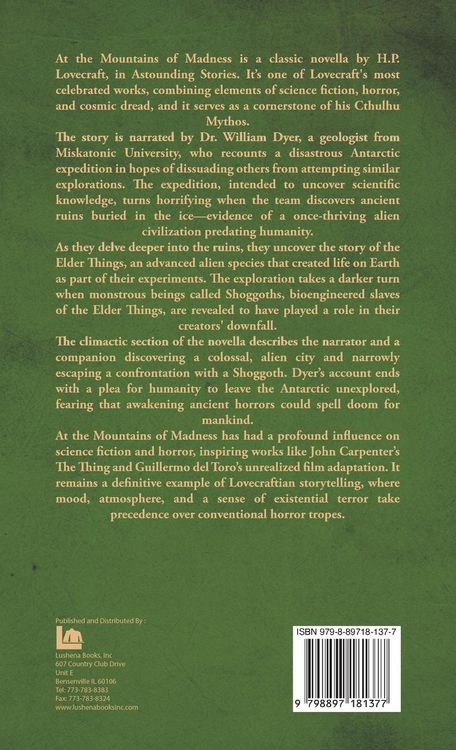 Produktbild: At the Mountains of Madness