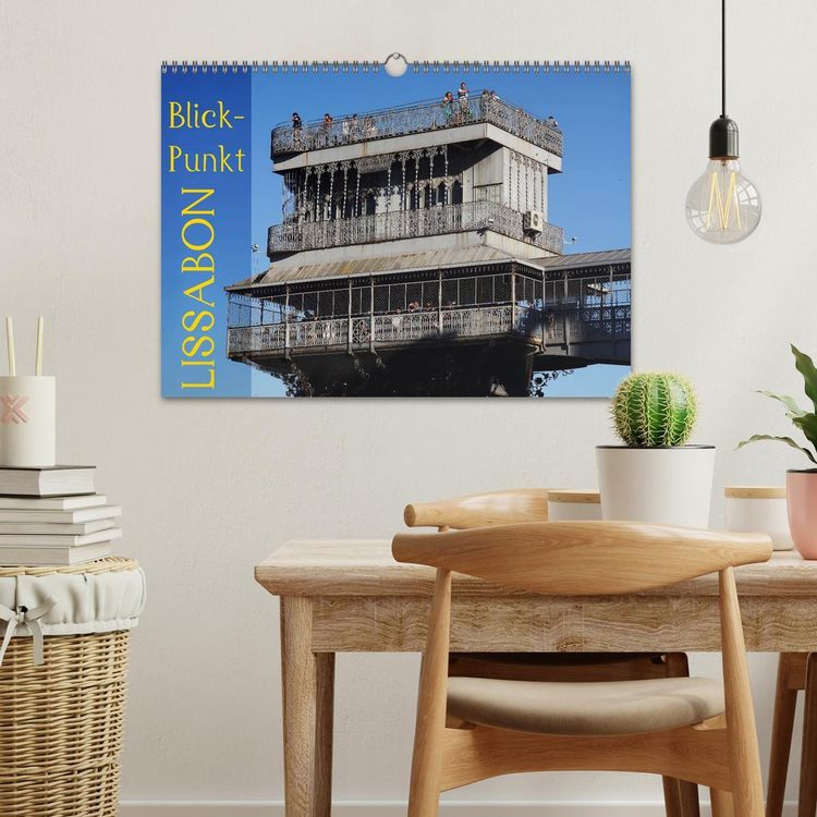 Produktbild: BlickPunkt Lissabon (Wandkalender 2026 DIN A3 quer), CALVENDO Monatskalender