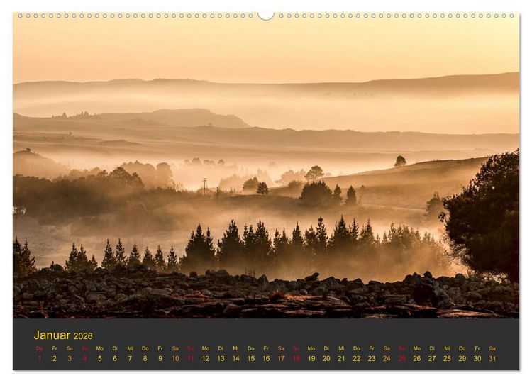 Produktbild: Morgend&auml;mmerung (Wandkalender 2026 DIN A2 quer), CALVENDO Monatskalender