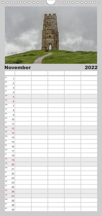 Produktbild: Familienplaner Foto-Momente S&uuml;d-England - Magische Orte (Wandkalender 2022 , 21 cm x 45 cm, hoch)