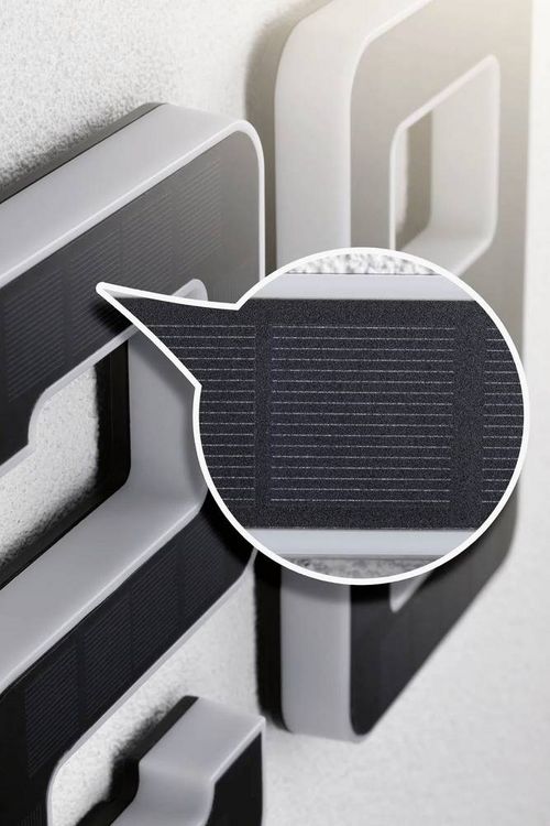 Produktbild: Paulmann 79843 Solar-Hausnummernleuchte 0.20W Warmwei&szlig; Schwarz