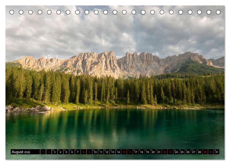 Produktbild: Wunderlandschaften (Tischkalender 2026 DIN A5 quer), CALVENDO Monatskalender