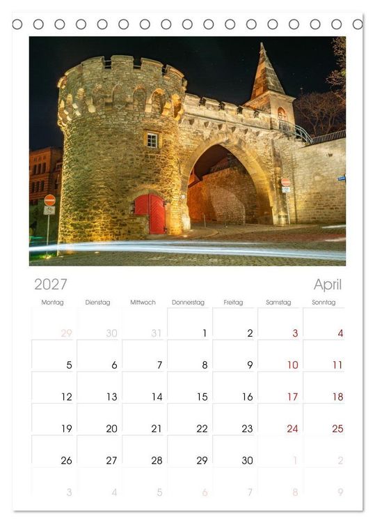 Produktbild: Tischplaner 2027 - Merseburg - Meine Domstadt an der Saale (A5 Tischkalender zum Aufstellen) CALVENDO