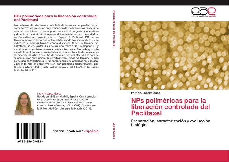 Produktbild: NPs polim&eacute;ricas para la liberaci&oacute;n controlada del Paclitaxel