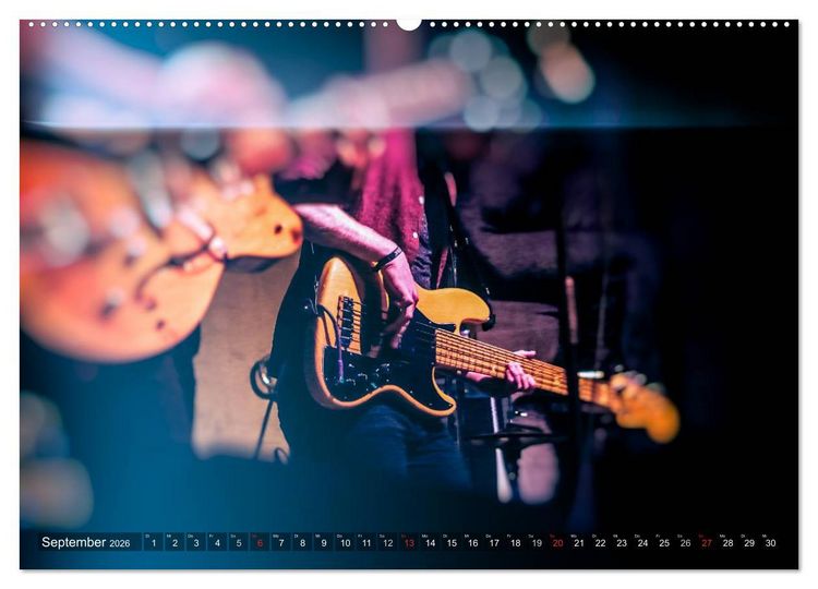 Produktbild: Gitarren - Live (hochwertiger Premium Wandkalender 2026 DIN A2 quer), Kunstdruck in Hochglanz
