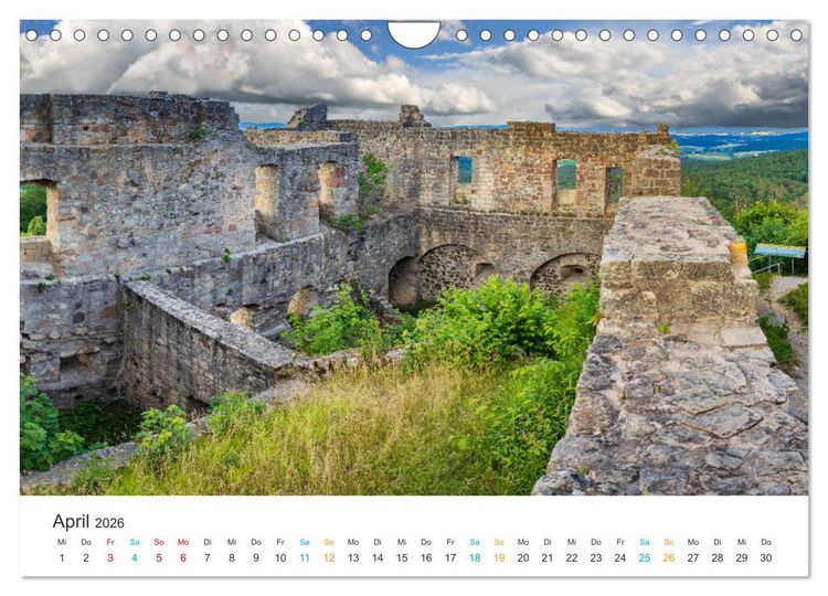 Produktbild: Ha&szlig;berge - Burgen und Burgruinen (Wandkalender 2026 DIN A4 quer), CALVENDO Monatskalender