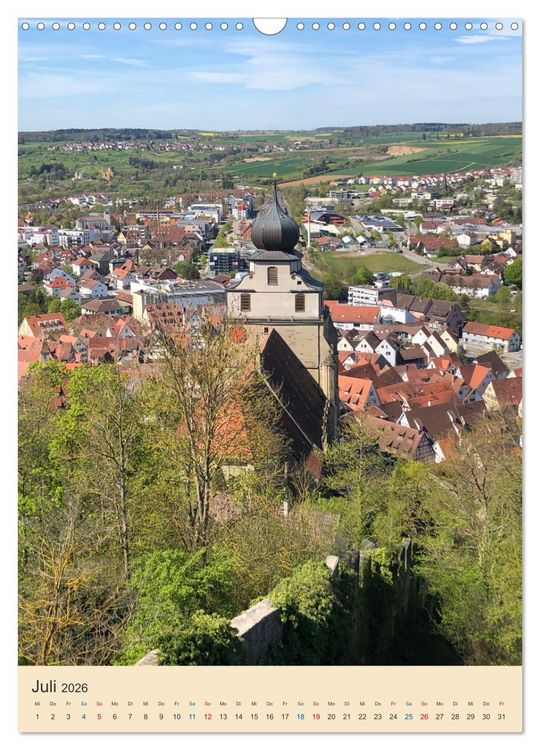 Produktbild: Herrenberg im Fokus (Wandkalender 2026 DIN A3 hoch), CALVENDO Monatskalender