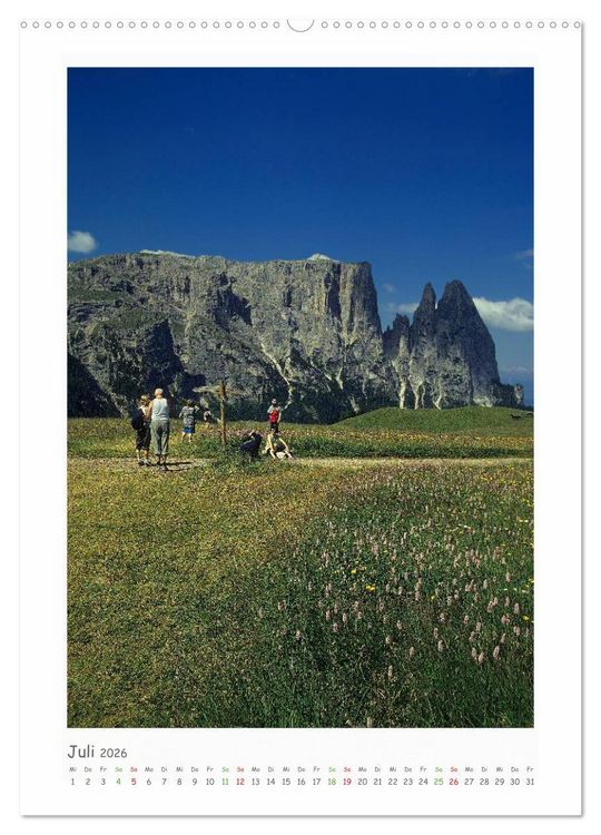 Produktbild: S&uuml;dtirol - Ein Erlebnis f&uuml;r das Auge (Wandkalender 2026 DIN A2 hoch), CALVENDO Monatskalender