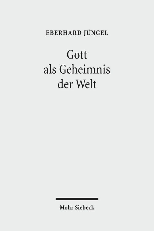Produktbild: Gott als Geheimnis der Welt