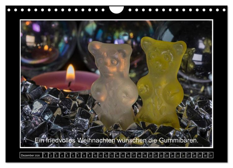 Produktbild: Wissenswertes aus der Welt der Gummib&auml;ren (Wandkalender 2026 DIN A4 quer), CALVENDO Monatskalender