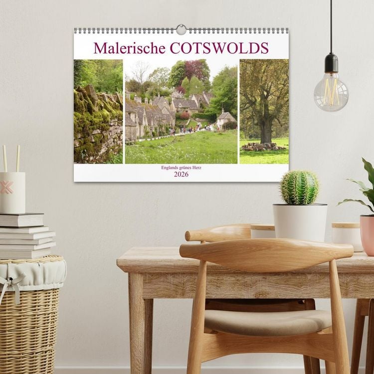 Produktbild: Malerische Cotswolds (Wandkalender 2026 DIN A3 quer), CALVENDO Monatskalender