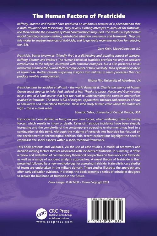 Produktbild: The Human Factors of Fratricide