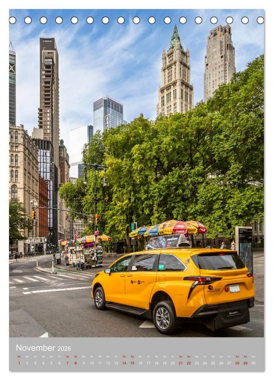 Produktbild: NEW YORK CITY Architektur und Atmosph&auml;re (Tischkalender 2026 DIN A5 hoch), CALVENDO Monatskalender