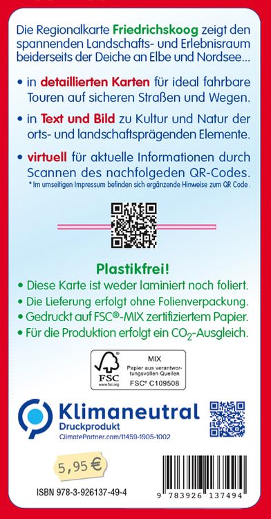 Produktbild: Friedrichskoog - Karte & Reisef&uuml;hrer
