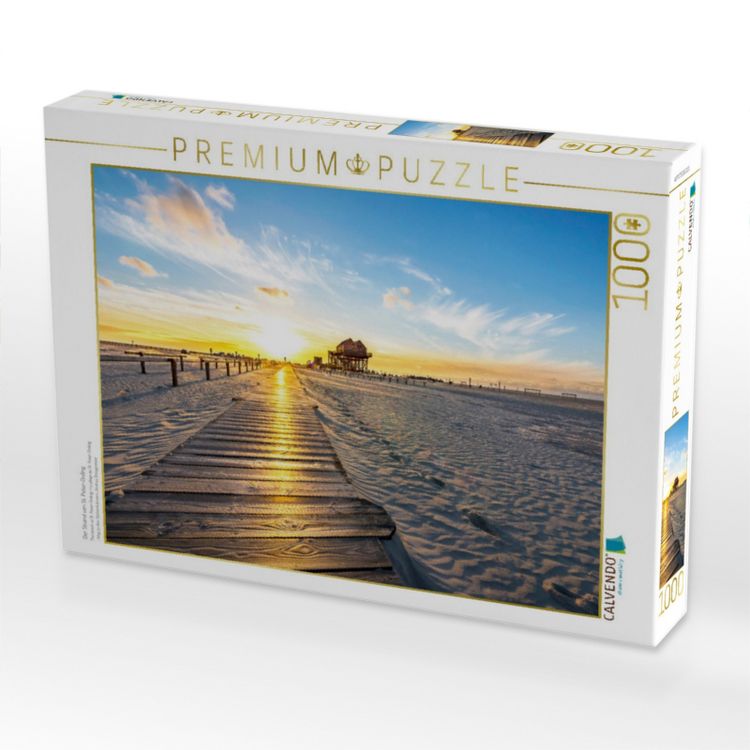 Produktbild: CALVENDO Puzzle Der Strand von St. Peter-Ording | 1000 Teile Lege-Gr&ouml;&szlig;e 64x48cm Foto-Puzzle f&uuml;r gl&uuml;ckliche Stunden