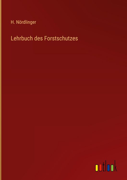 Produktbild: Lehrbuch des Forstschutzes