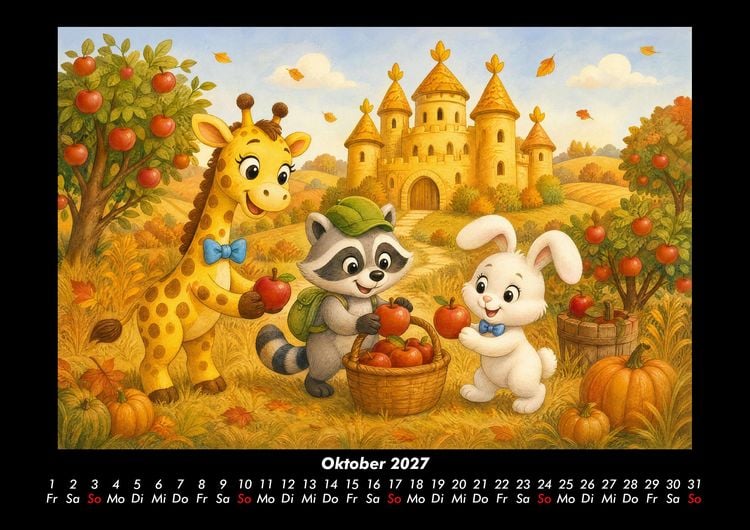 Produktbild: M&auml;rchenhafte Schl&ouml;sser 2027 Fotokalender DIN A3
