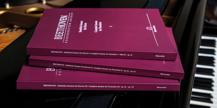 Produktbild: S&auml;mtliche Sonaten f&uuml;r Klavier I-III, Partitur