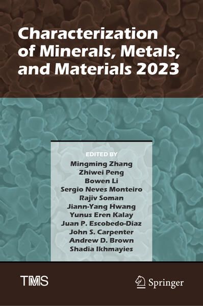 Produktbild: Characterization of Minerals, Metals, and Materials 2023