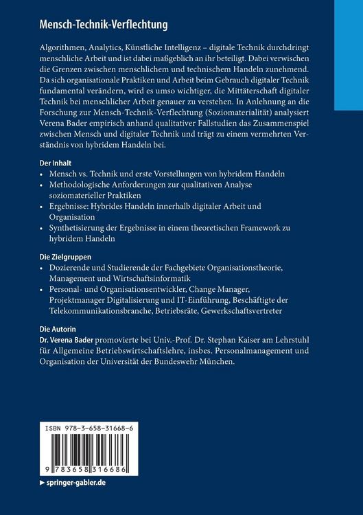 Produktbild: Mensch-Technik-Verflechtung