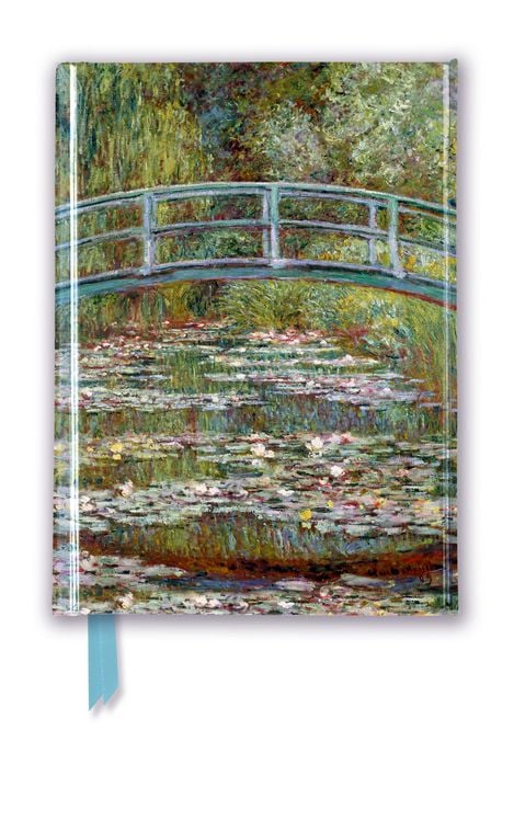 Produktbild: Premium Notizbuch DIN A6: Claude Monet, Die japanische Br&uuml;cke