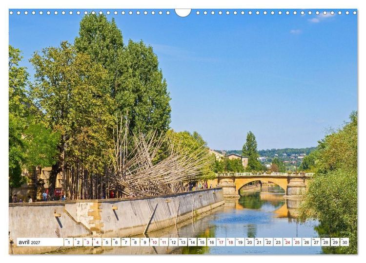 Produktbild: Nancy et Metz &ndash; Tr&eacute;sors uniques en Lorraine (Calendrier mural 2027 DIN A3 vertical), CALVENDO calendrier mensuel