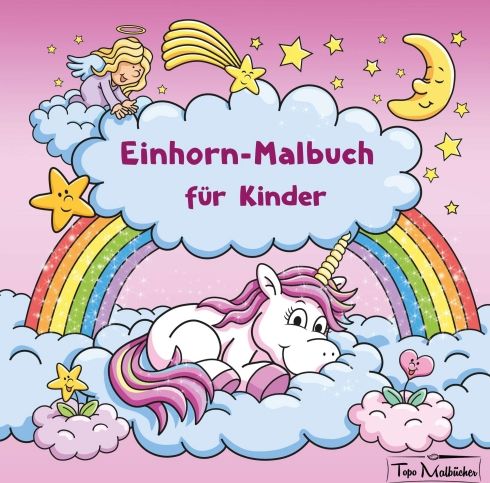 Produktbild: Einhorn-Malbuch f&uuml;r Kinder