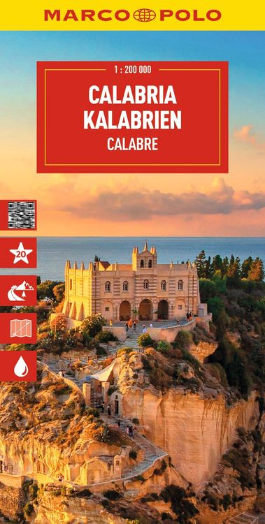 Produktbild: MARCO POLO Reisekarte Italien 13 Kalabrien 1:200.000