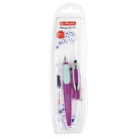 Produktbild: Herlitz Schulf&uuml;ller my.pen M-Feder lila/minze