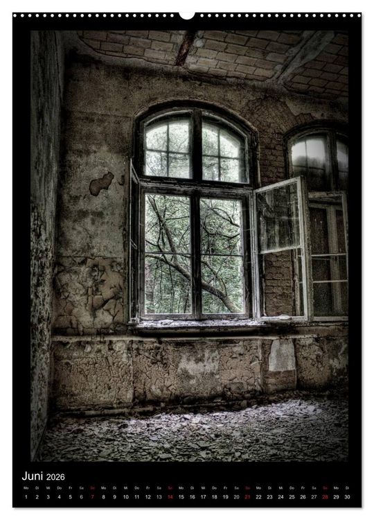 Produktbild: Lost Places Vergessene Orte (Wandkalender 2026 DIN A2 hoch), CALVENDO Monatskalender
