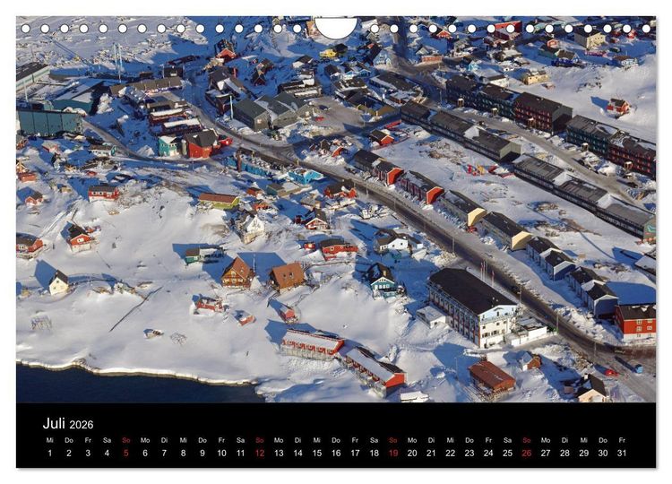 Produktbild: Gr&ouml;nland - Der wilde, wei&szlig;e Westen (Wandkalender 2026 DIN A4 quer), CALVENDO Monatskalender