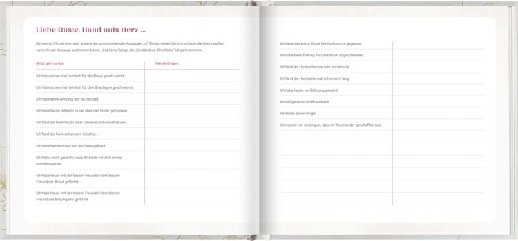 Produktbild: Unsere Hochzeit - G&auml;stebuch