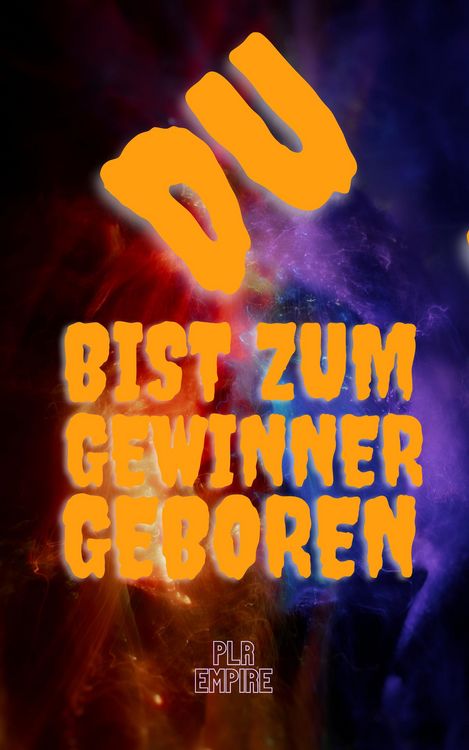 Produktbild: DU bist zum Gewinner geboren