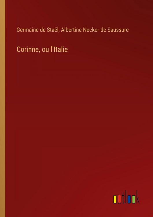Produktbild: Corinne, ou l'Italie