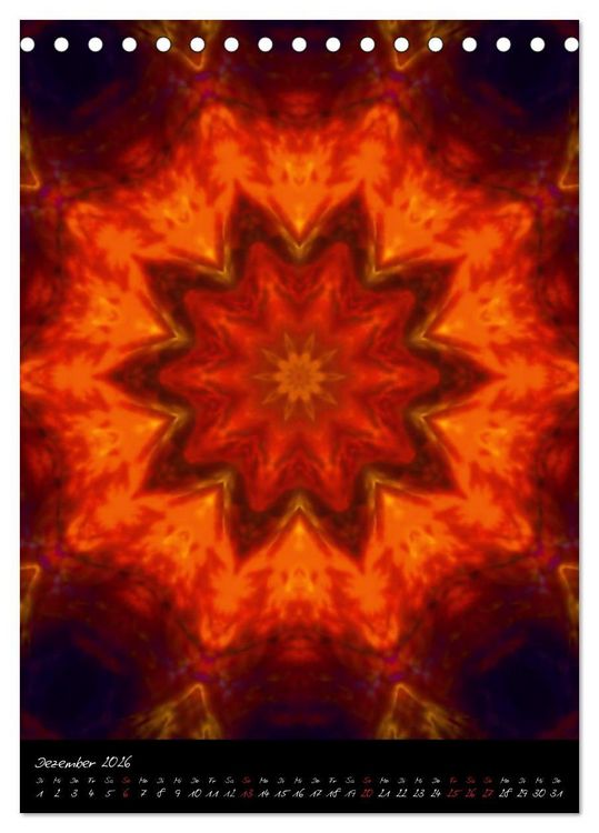 Produktbild: Mandala - Esoterik & Meditation (Tischkalender 2026 DIN A5 hoch), CALVENDO Monatskalender