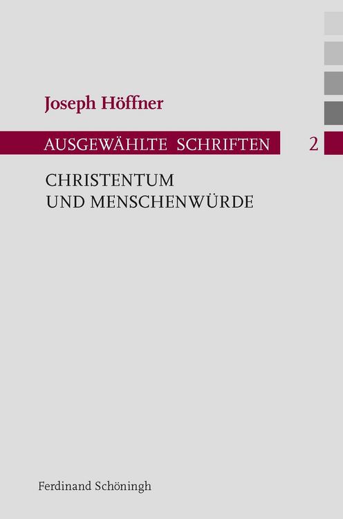 Produktbild: Christentum und Menschenw&uuml;rde