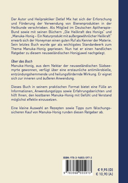 Produktbild: Manuka-Honig - Das Allroundtalent aus Neuseeland für Ihr Wohlbefinden