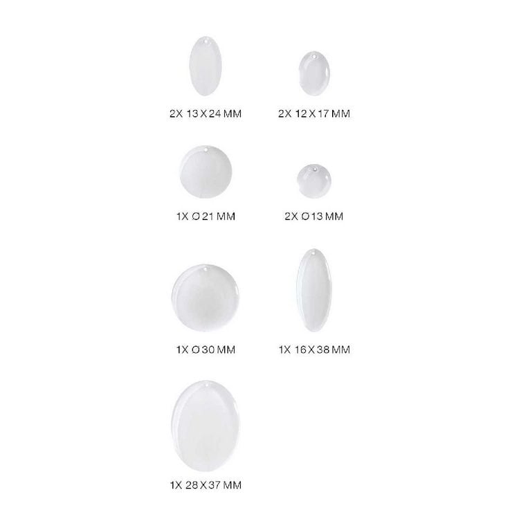 Produktbild: Silikon Gie&szlig;form Anh&auml;nger Rund / Au&szlig;enma&szlig; Silikonform 4 x 21,5 cm