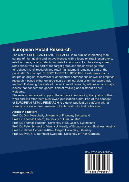 Produktbild: European Retail Research